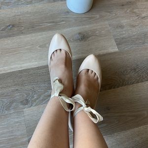 Emporio Armani Wedding Ballet Nude Pink Heels IT38